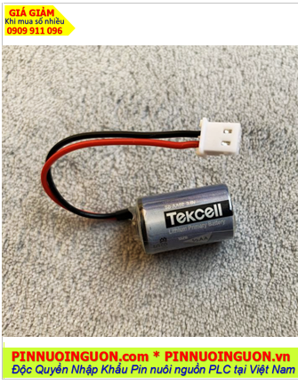 Pin SB-AA02; Pin Tekcell SB-AA02; Pin nuôi nguồn PLC Tekcell SB-AA02 lithium 3.6v 1/2AA 1200mAh _Xuất xứ Hàn Quốc